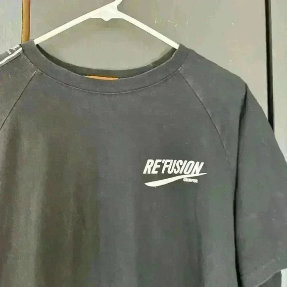 Re-Fusion Re’htrelt Short Sleeve Tee Black 
Cotton Japanese Streetwear‎ Urban xL - Picture 2 of 9